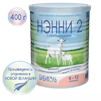 НЭННИ С пребиотиками 2 6 месяцев 400 г