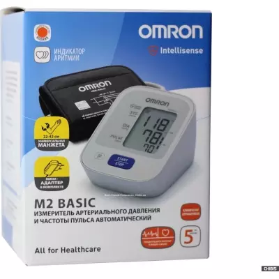 Тонометр Omron M2 Basic HEM-7121-ALRU автоматический на плечо
