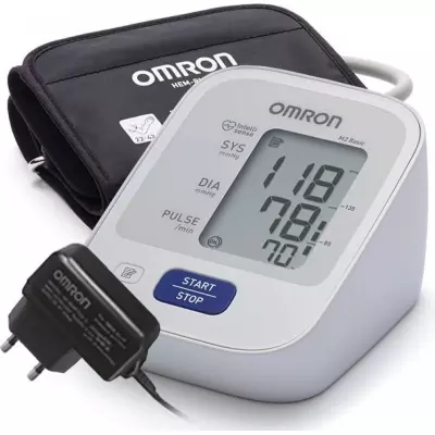 Тонометр Omron М2 Basic ALRU с адаптером автоматический на плечо