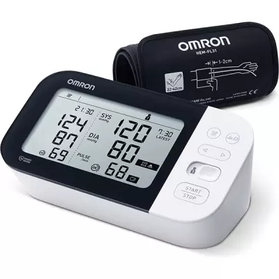 Тонометр Omron M7 Intelli IT HEM-7361T-EBK автоматический на плечо