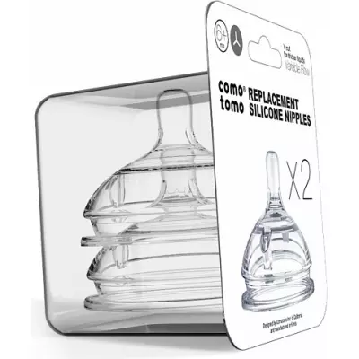 Соска для бутылочки Comotomo 2 шт, Natural Nipple Packs