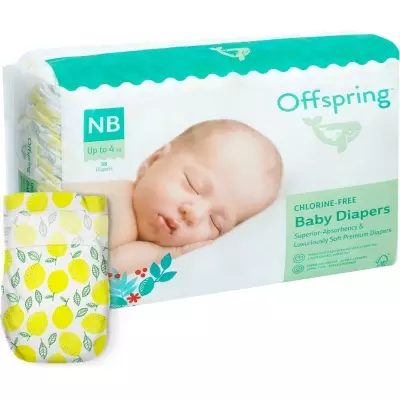 Подгузники Offspring NB, 56 шт