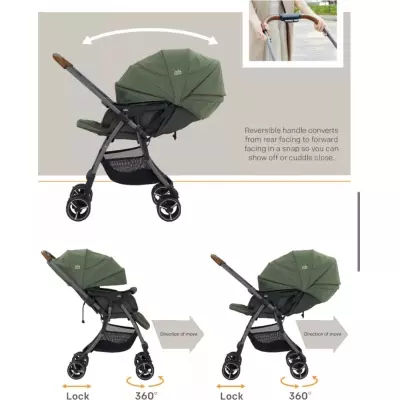 Коляска прогулочная Joie Sma Baggi, хаки
