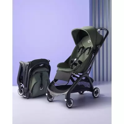 Коляска прогулочная Bugaboo Butterfly, черный, зеленый