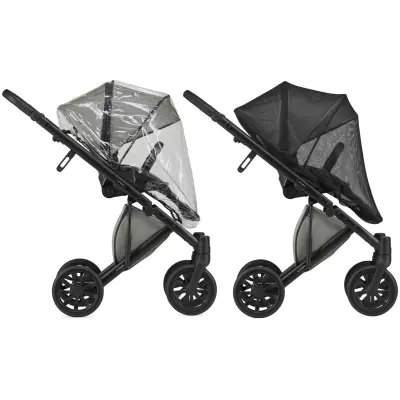 Коляска универсальная 2 в 1 Anex e/type Echo, оливковый