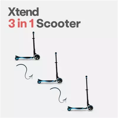 SmarTrike Xtend scooter складной синий