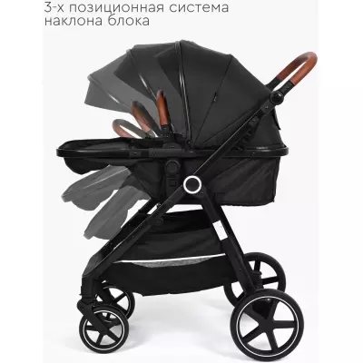 Коляска трансформер TOMIX Bonny, черный