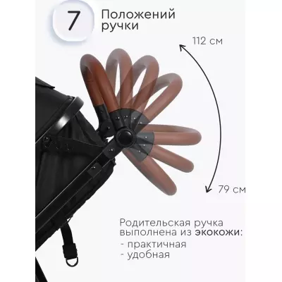 Коляска трансформер TOMIX Bonny, черный