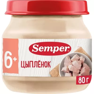 Semper цыпленок 80 г