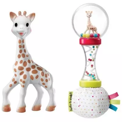 Прорезыватель Sophie la girafe 000009, 2 шт, мультиколор