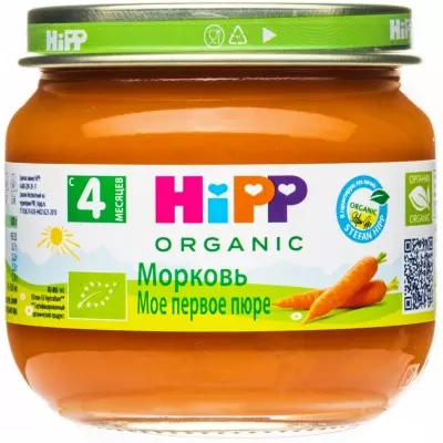 HIPP морковь 80 г