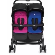 Коляска прогулочная Joie Aire Twin, синий, розовый