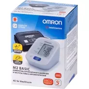 Тонометр Omron М2 Basic ALRU с адаптером автоматический на плечо