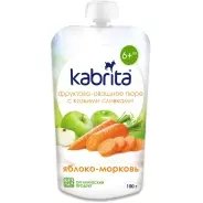 Kabrita яблоко,морковь 100 г