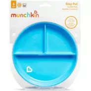 Детская тарелочка Munchkin Stay Put голубой
