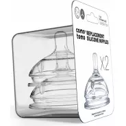 Соска для бутылочки Comotomo 2 шт, Natural Nipple Packs