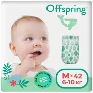 Подгузники Offspring M, 42 шт