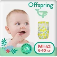 Подгузники Offspring M, 42 шт