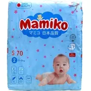 Подгузники Mamiko S, 70 шт