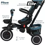 Трёхколёсный велосипед Pituso JY-T05 синий