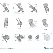 Коляска прогулочная Maxi-Cosi Leona 1204470300, бежевый