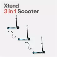 SmarTrike Xtend scooter складной синий