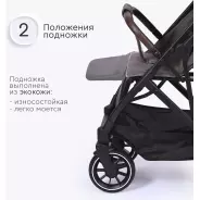 Коляска прогулочная TOMIX Kelly, темно-серый