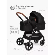 Коляска трансформер TOMIX Bonny, черный
