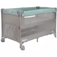 Манеж-кровать Pituso Valencia BS02-2-Mint grey-9785820478, серый, зеленый