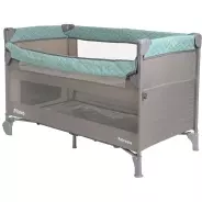 Манеж-кровать Pituso Valencia BS02-2-Mint grey-9785820478, серый, зеленый