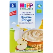 Молочная пшеничная каша HIPP Фрукты-Йогурт, 250 г